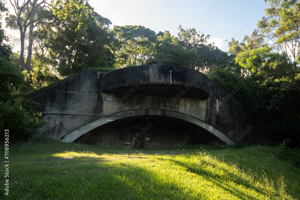 Still view of Abandoned World War II Bunker