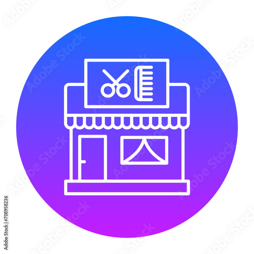 Barber Shop Icon of Hair Salon iconset.
