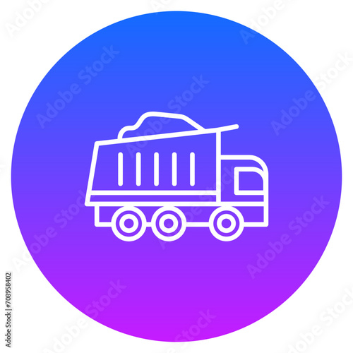 Dump Truck Icon of Engineering iconset.