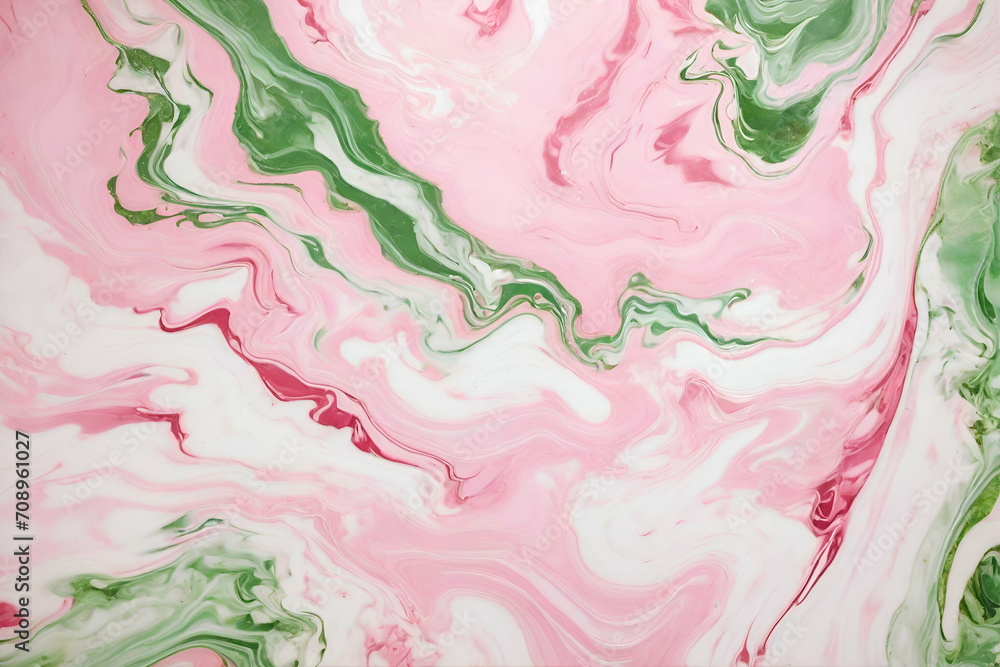 abstract Green and pink marble photo background