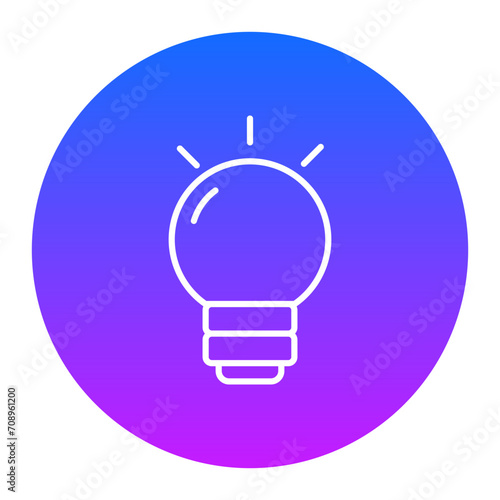 Lightbulb Icon of Computer and Hardware iconset.