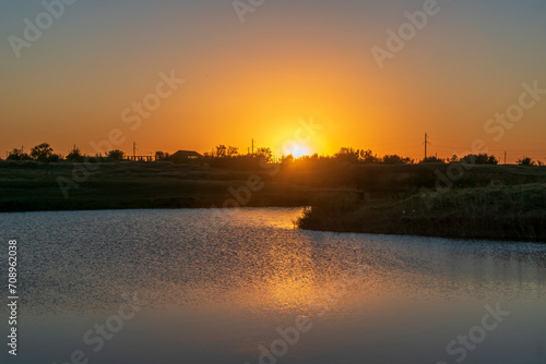 The Malaya Kuberle River. Rostov region, Russia.