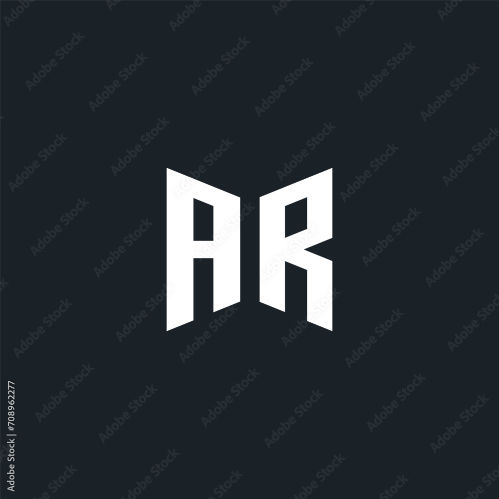 Obraz premium AR logo