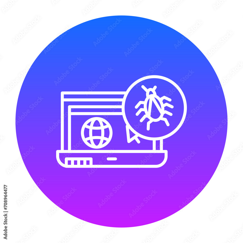 Website Bug Icon of Cyber Security iconset. Website Bug Icon of Cyber Security iconset.