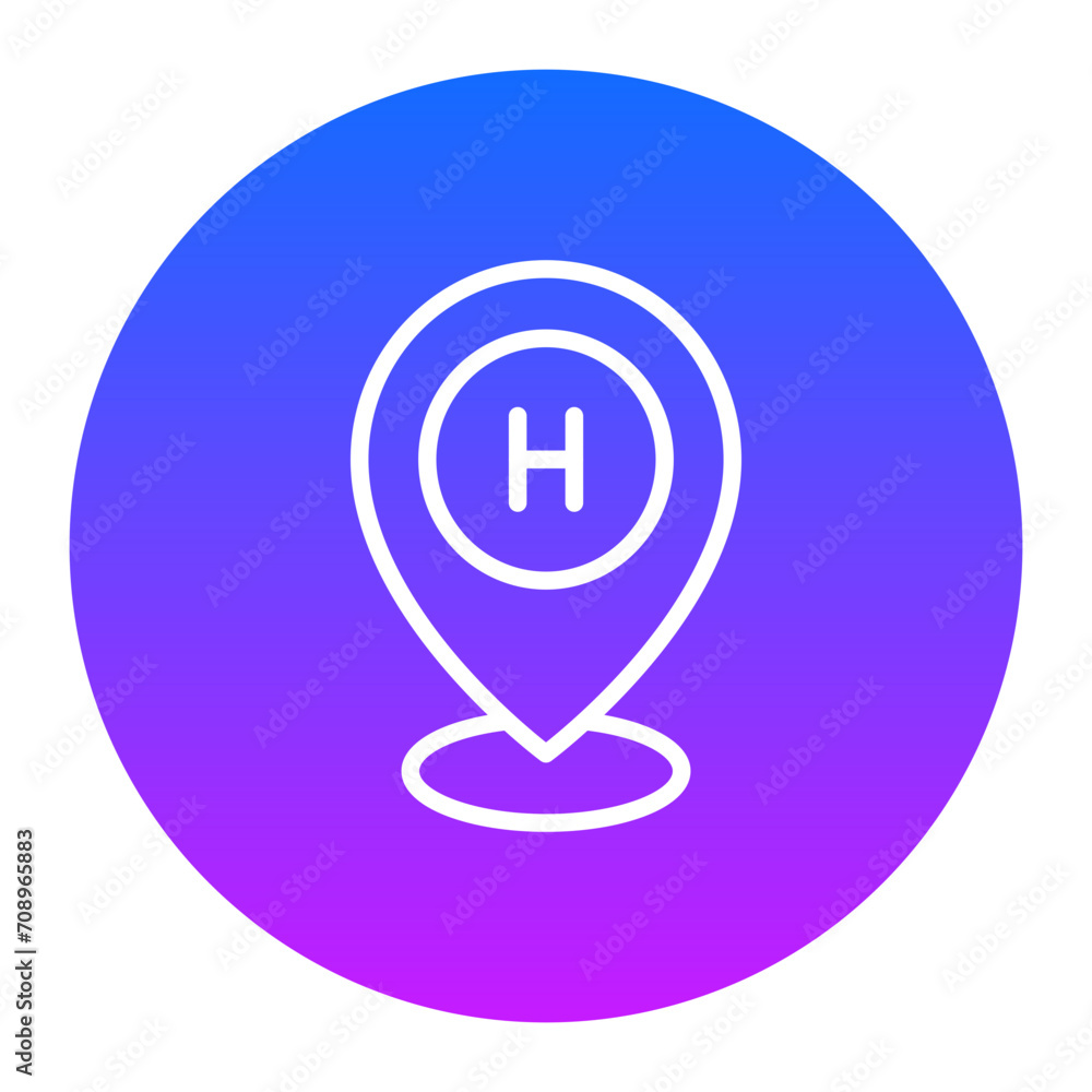 Location Icon of Hotel Services iconset. Location Icon of Hotel Services iconset.