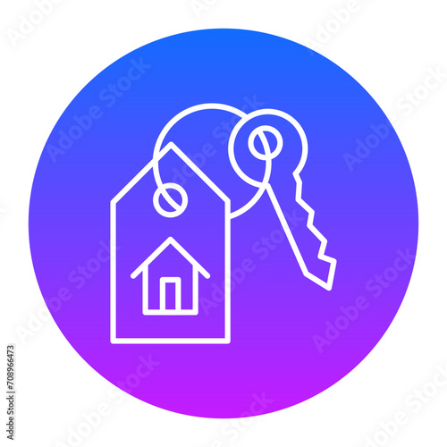 House Key Icon of Real Estate iconset.