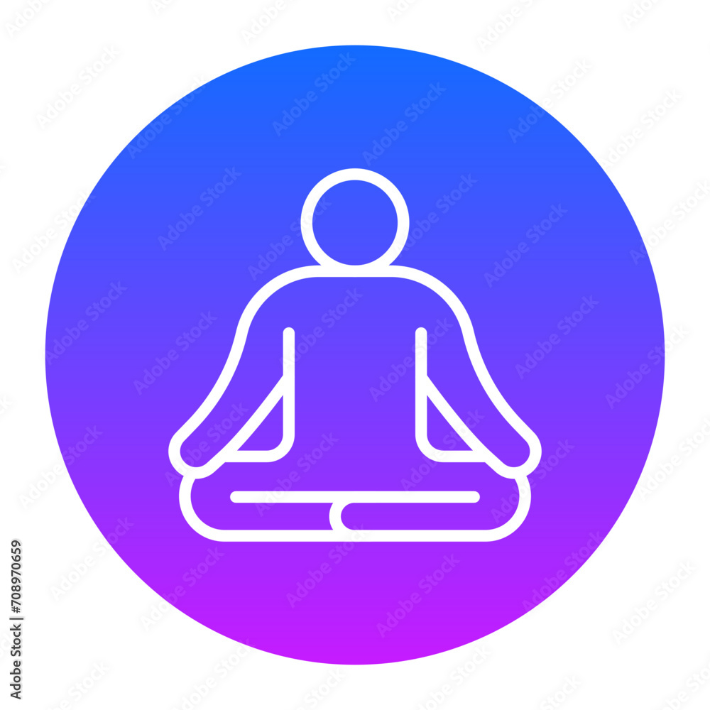 Meditation Icon of Workout App iconset. Meditation Icon of Workout App iconset.