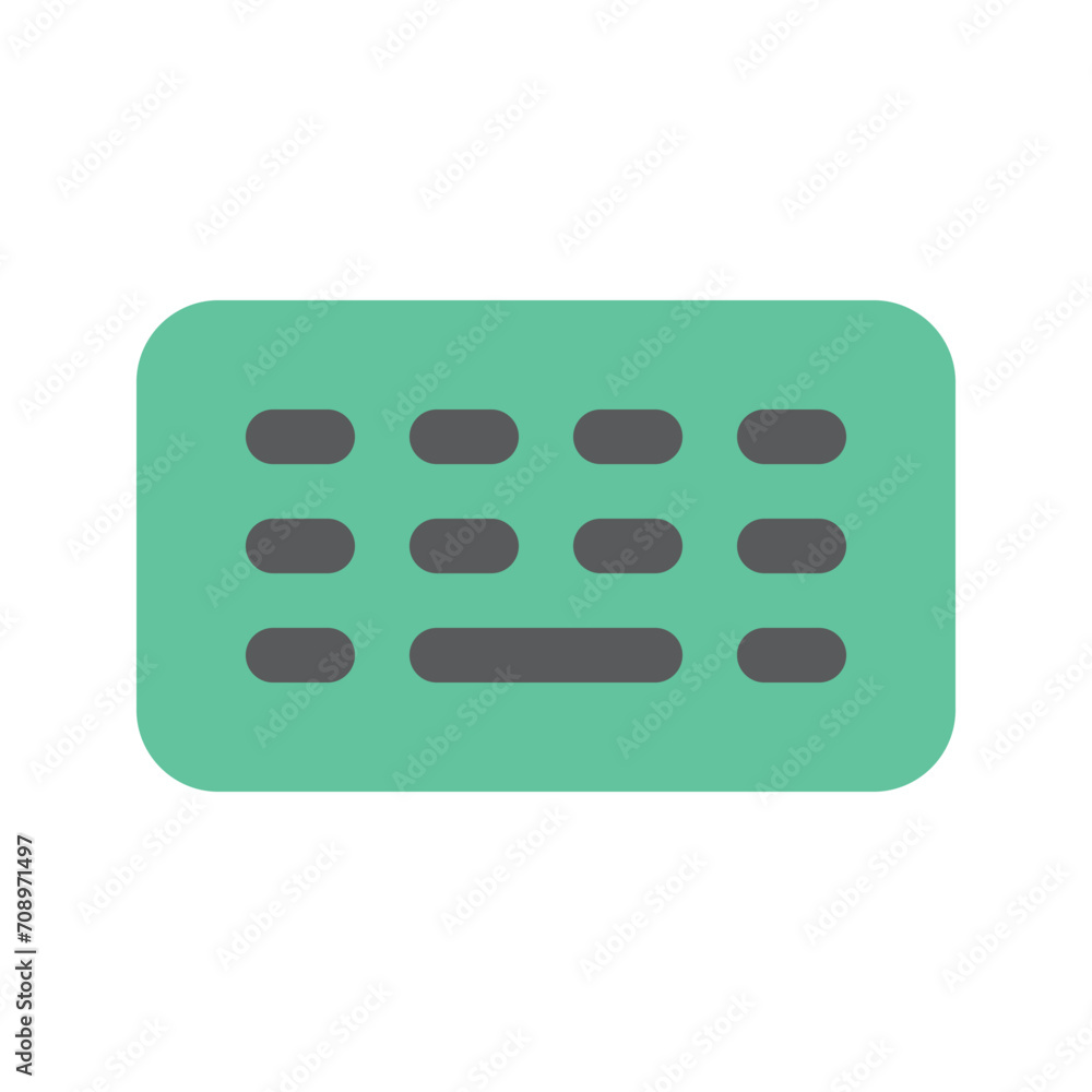 Illustration vector graphic icon of Keyboard. Flat Style Icon. Computer And Device Themed Icon. Vector illustration isolated on white background. Perfect for website or application design. Illustration vector graphic icon of Keyboard. Flat Style Icon. Computer And Device Themed Icon. Vector illustration isolated on white background. Perfect for website or application design.