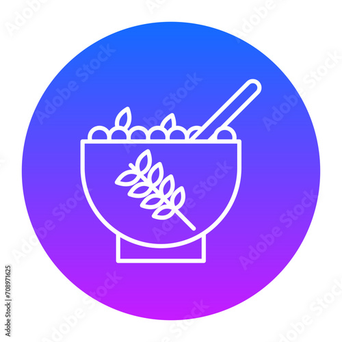 Granola Icon of Morning and Breakfast iconset.