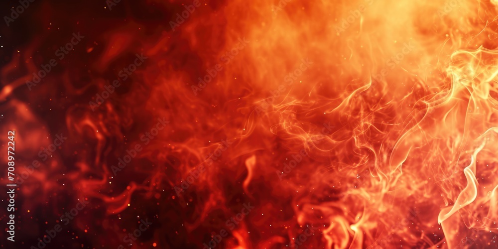 abstract red and orange fire background