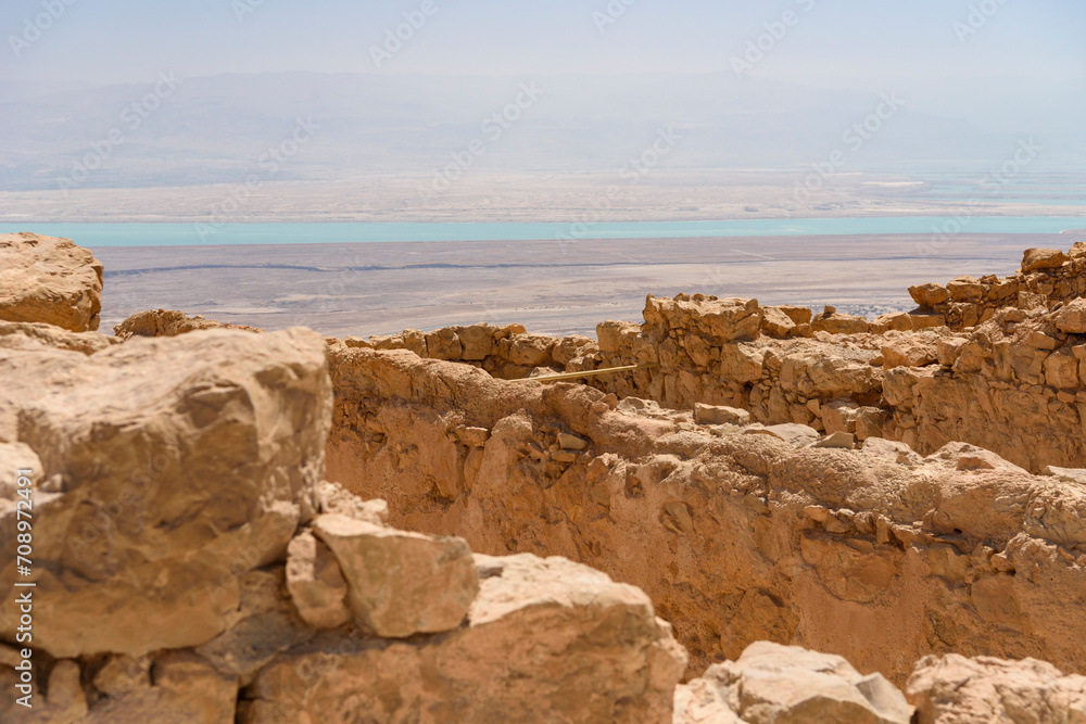 Masada National Park, Israel, Middle East, Ancient Ruins