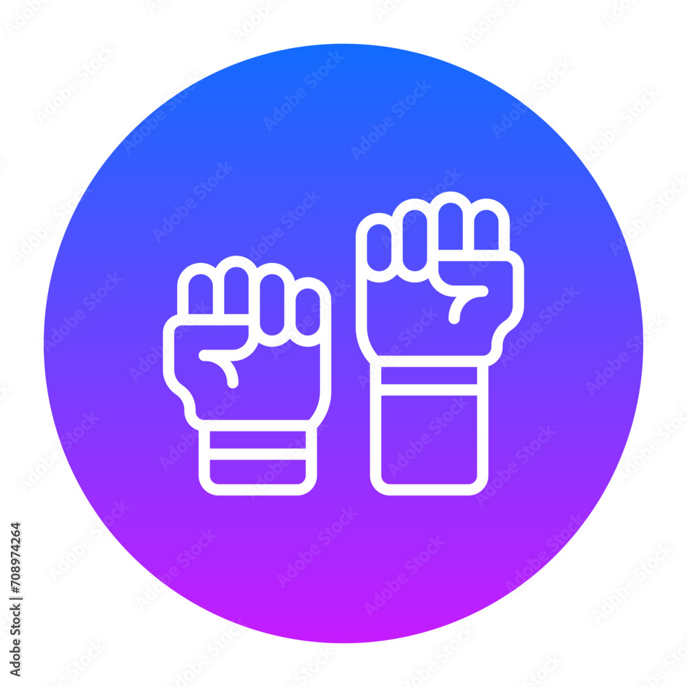 Obraz premium Solidarity Icon of Donations iconset.