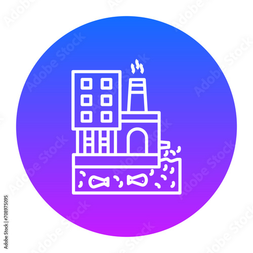 Factory Waste Icon of Pollution iconset.