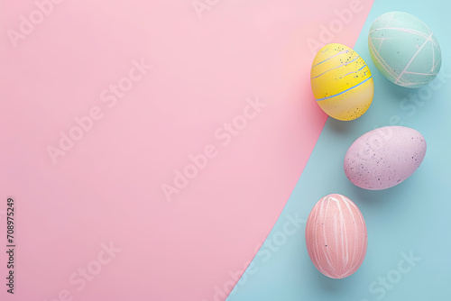 Easter minimalizm copy space, style stock Photography