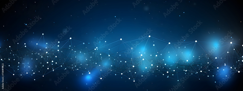 Technology background with plexus effect. Big data concept. Binary computer code. Vector illustration Technology background with plexus effect. Big data concept. Binary computer code. Vector illustration