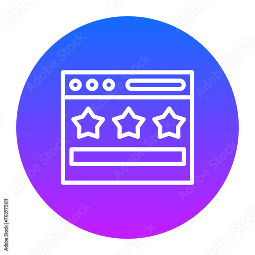 Page Rating Icon of Online Marketing iconset.