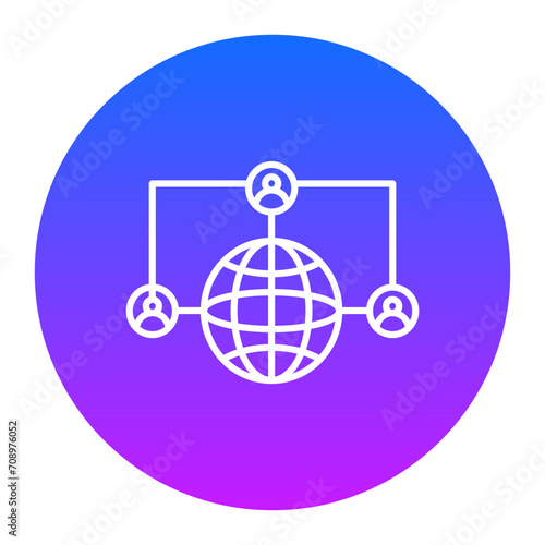 Global Communication Icon of Seo and Web iconset.
