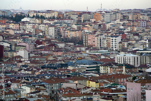 beyoglu district aerial view istanbul turkey © Izanbar photos