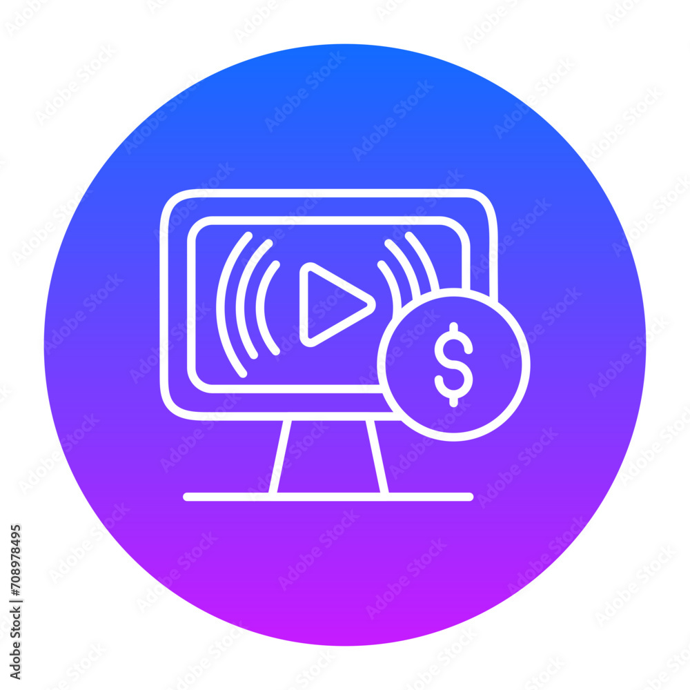 Paid Media Icon of Digital Marketing iconset. Paid Media Icon of Digital Marketing iconset.