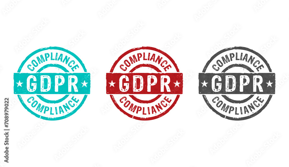 GDPR Compliance stamp and stamping GDPR Compliance stamp and stamping