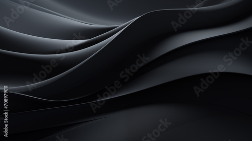 Elegant Obscurity: Modern Dark Gray Abstract Theme