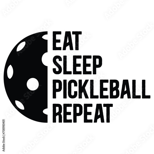 Eat Sleep Pickleball Repeat t-shirt design,Funny Pickleball t-shirt design