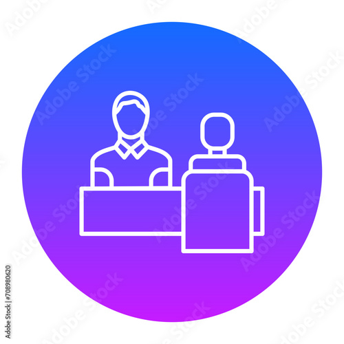 Interview Icon of Human Resource iconset.