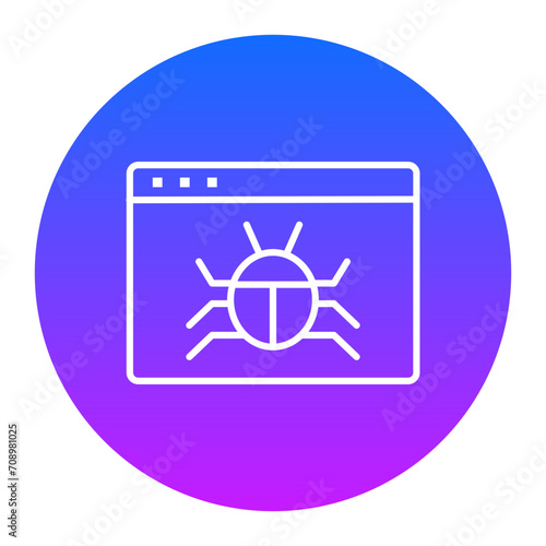 Website Bug Icon of Coding and Development iconset.