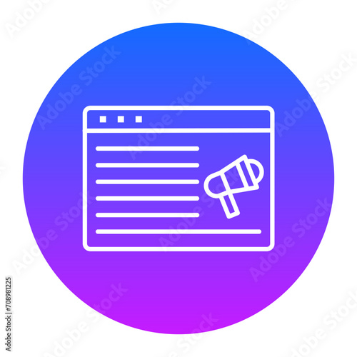 Online Ads Icon of Coding and Development iconset.