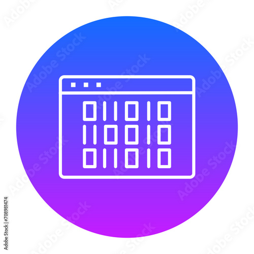 Binary Code Icon of Coding and Development iconset.