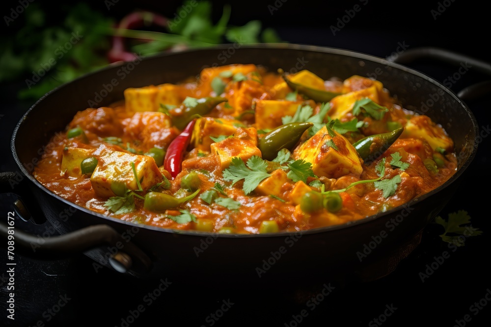 Paneer Curry Desi Food Dish Paneer Curry Desi Food Dish