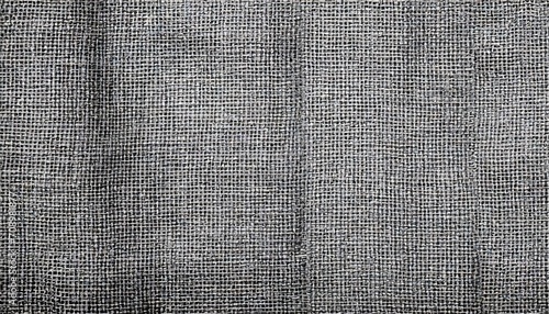 seamless rough canvas linen denim or burlap background in black and white monochrome texture overlay of a high resolution textile pattern fashion fabric backdrop 3d rendering