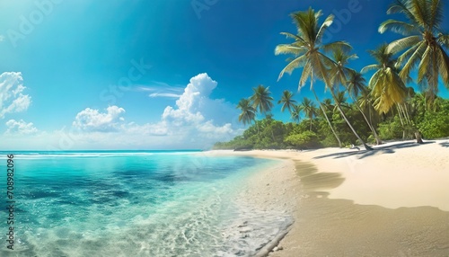 tropical island beach wallpaper