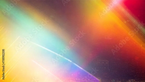abstract multi colored background image imitating bright light leak on photographic film