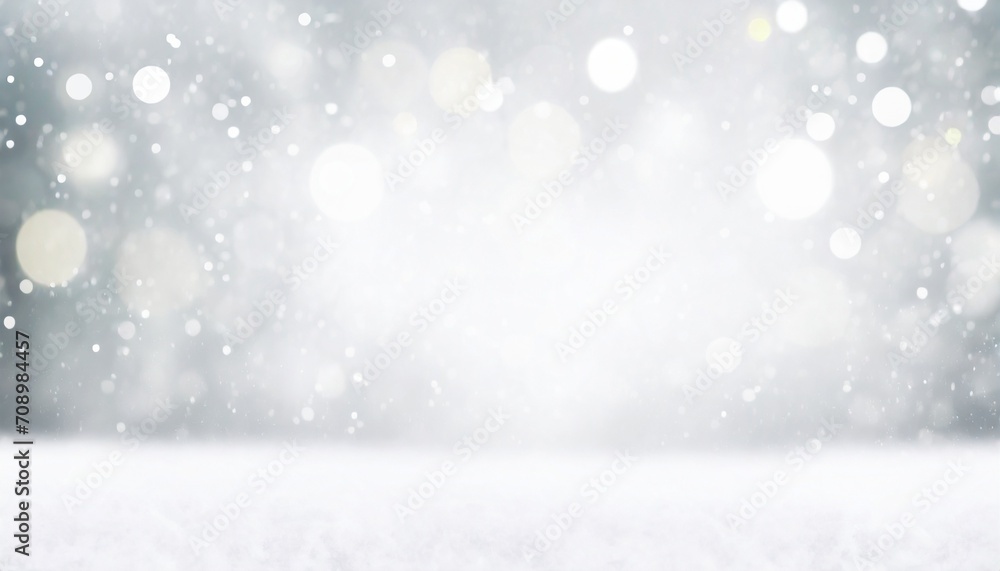 white snow blur abstract background bokeh christmas blurred beautiful shiny christmas lights