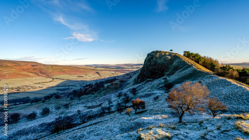 landscape with mountains and sky, Mam Tor,