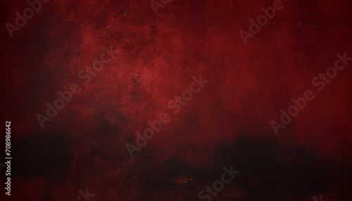 red background with black grunge texture in old vintage dirty industrial design grungy metal industrial material photo