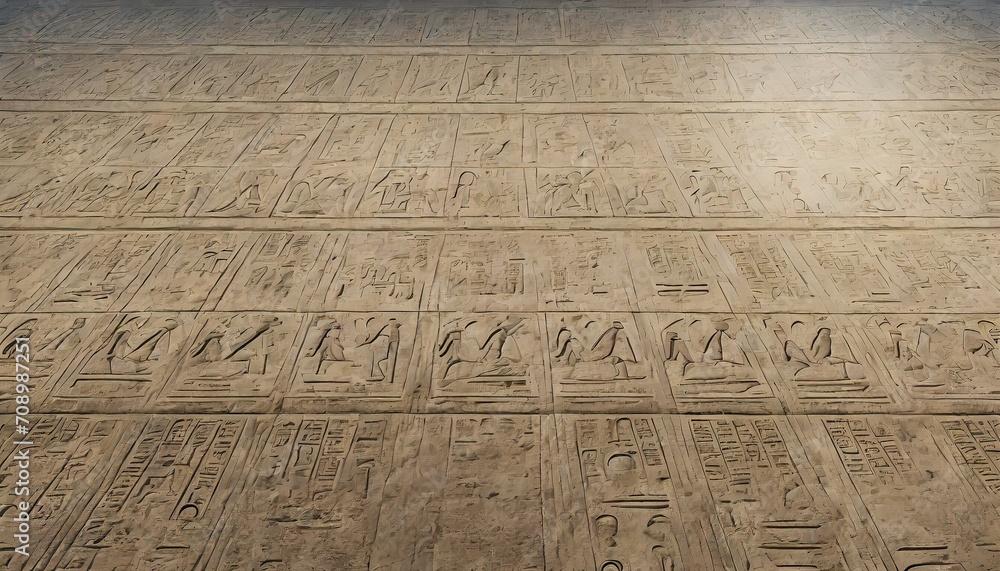 egyptian hieroglyphs stone background - obrazy, fototapety, plakaty 