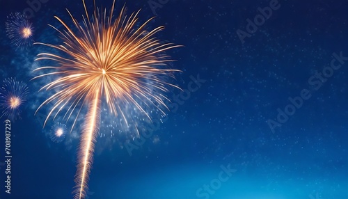 abstract firework background with free space for text