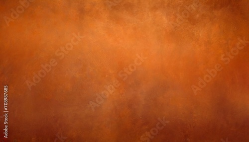orange copper background texture and grunge warm fall autumn and halloween colors painted with dark grungy border and bright metal wall design