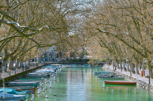 Lake Annecy, Haute-Savoie in France.