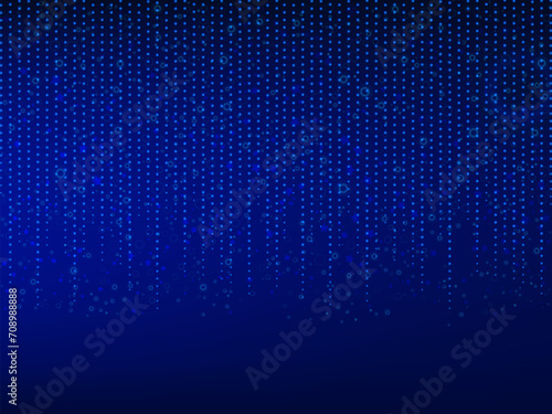 abstract blue background with dots and lines round circle technology vector design  star light dot effect abstract background
