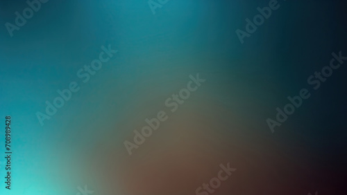 Brown Teal blue grainy color gradient glowing noise texture background