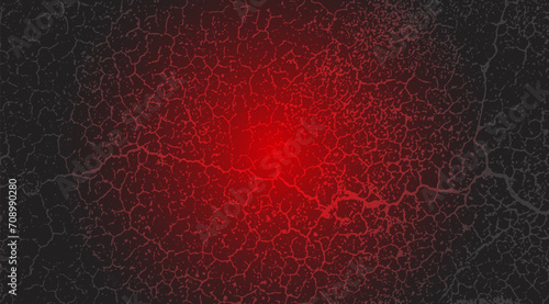geometric grunge effect art with digital fingerprint, a circular pattern on a black background, a lava red background with cracks and cracks, a red light on a black grunge texture,
