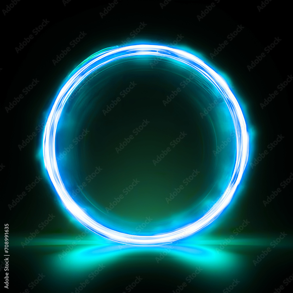beautiful purple neon ring with glow generated by AI beautiful purple neon ring with glow generated by AI