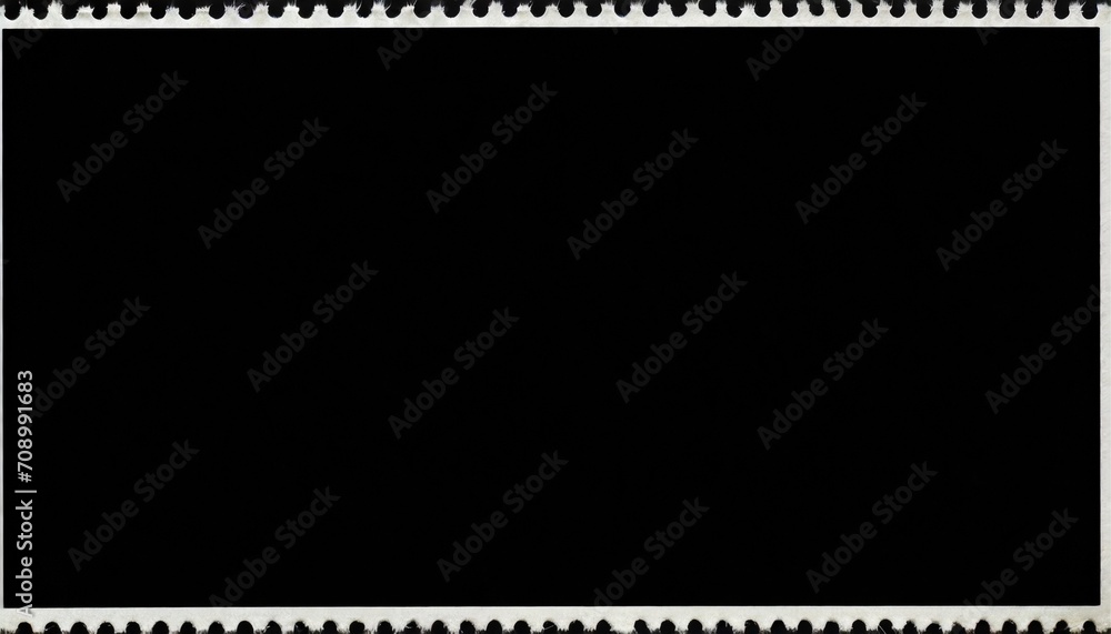 vintage blank postage stamp grunge background texture template black and white engraved halftone pattern with perforated stamp border frame retro antique postage concept backdrop or wallpaper