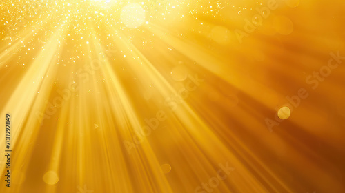 Golden Glow: A Warm Yellow Background with Radiant Sunbeams and Golden Hour Hues, Emanating Warmth and Hope