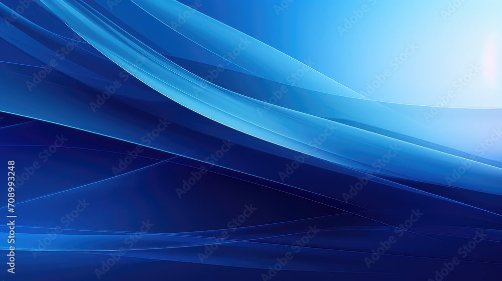 Naklejka premium innovation blue technology background illustration futuristic modern, abstract internet, network communication innovation blue technology background