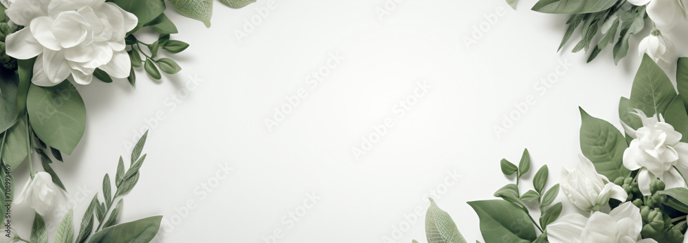 Flower border frame free mockup images for commercial use, in the style of light gray and green, aerial view, abstract minimalism appreciator, white background, double exposure, leaf patterns, 3840x21 Flower border frame free mockup images for commercial use, in the style of light gray and green, aerial view, abstract minimalism appreciator, white background, double exposure, leaf patterns, 3840x21
