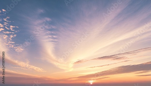 sunset sky for background sunrise sky and cloud at morning nature for design art work © Richard